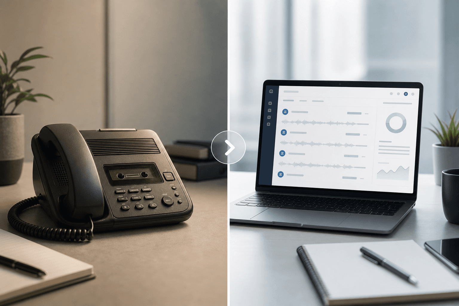 Voicemail vs AI receptionist comparison showing caller drop-off rates