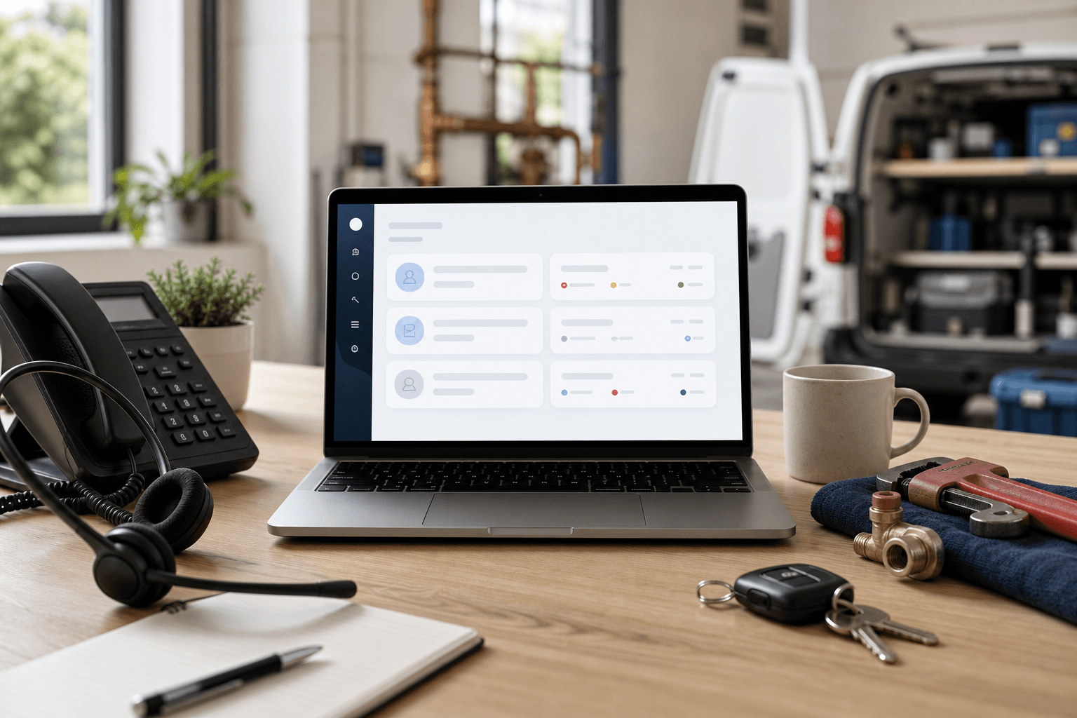 best AI receptionist for plumbers workflow example for small businesses