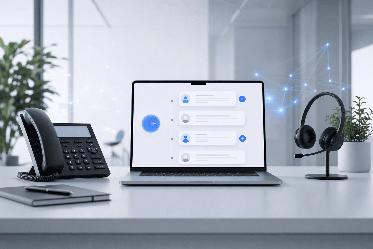 How an AI receptionist works — step-by-step call answering workflow